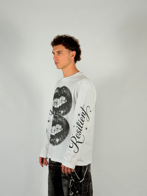 Longsleeve Lips White