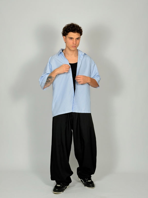 Camicia Millerighe Blue